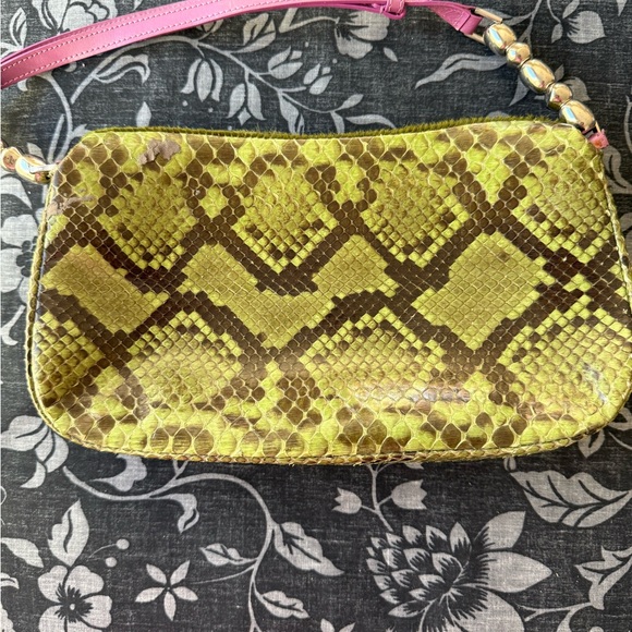 Christian Dior Python Ponyhair Malice Shoulder Bag - Picture 3 of 7